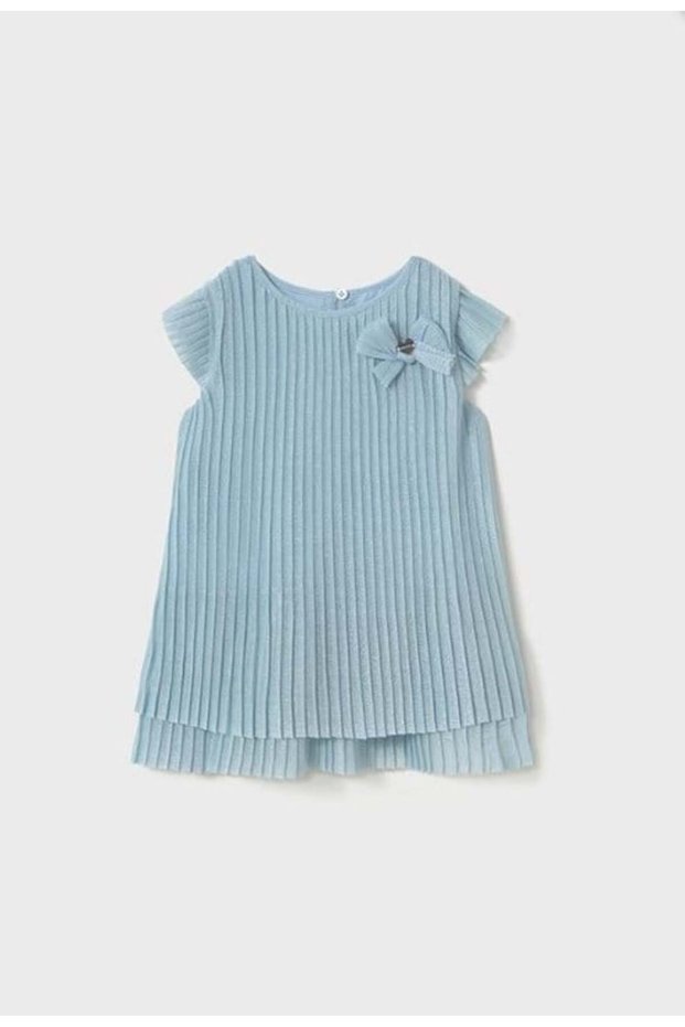Baby Girl 1907 Cielo Pleated Dress Gkm0311