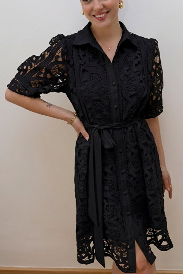 Gupture Embroidered Design Dress M39407