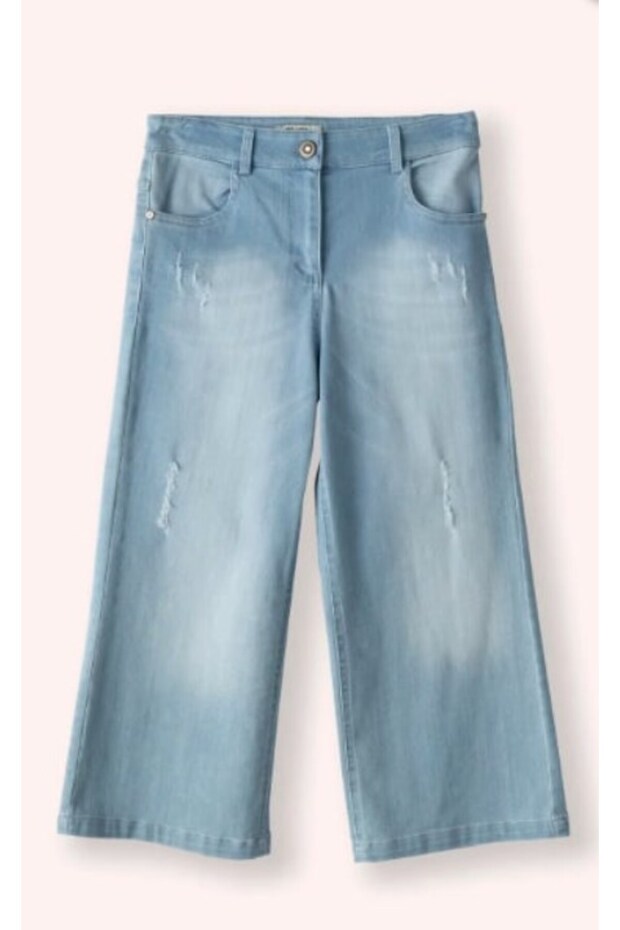 Girls' Depths of Origami Denim Pants. Gkpn0037