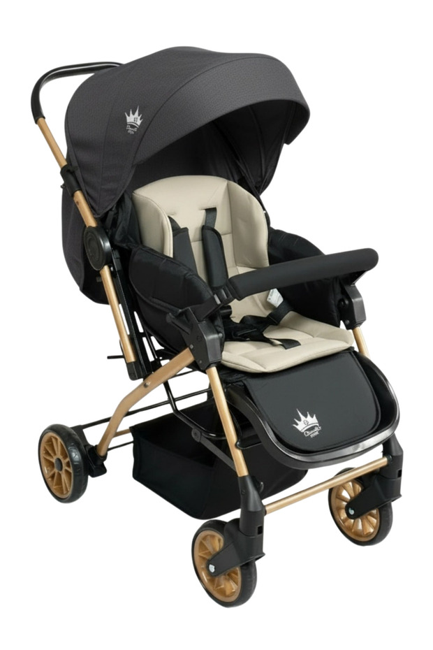 4 Baby Olympus Gold Kahve Çift Yönlü Bebek Arabası Taşıma