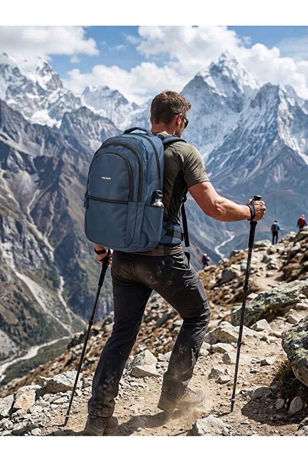 Laptop Compartment, Waterproof, Mountaineering Bag, Travel Bag, Camping, Trip Bag
