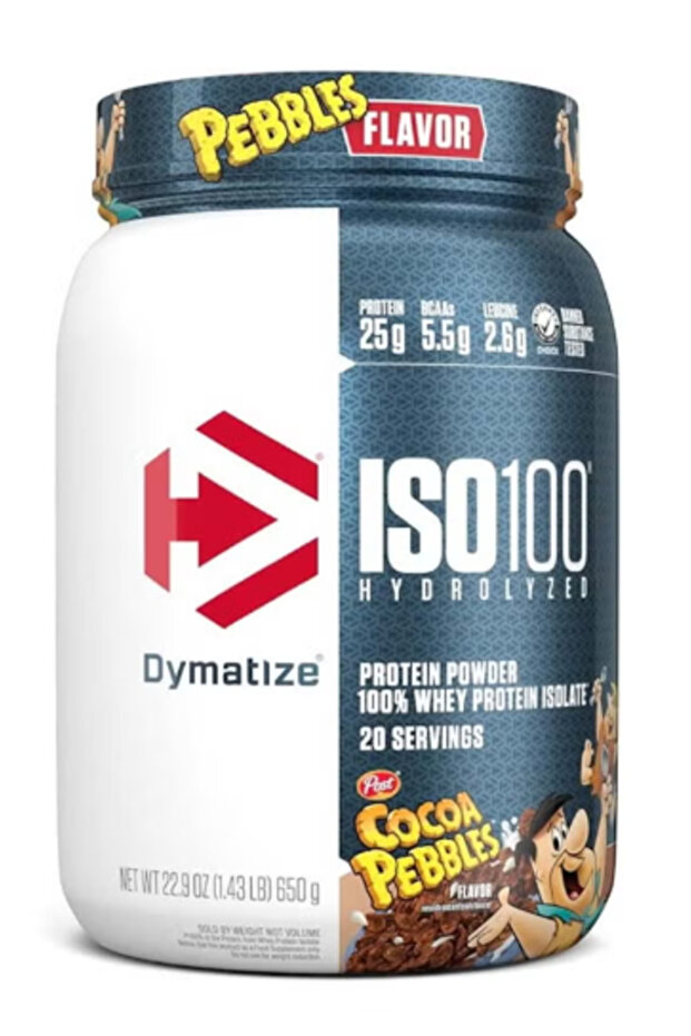 بروتين ايزو مصل اللبن المعزول ISO100 كاكاو 100%، 610 غرام (1.34 رطل).