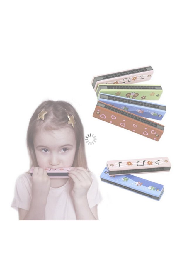 Harmonica Cute Harmonica Instrument For Kids Gift Cartoon Patterned Musical Instrument