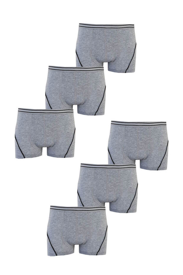 Tutku 6-Pack Boys' Cotton Elastane Boxer Tec0133
