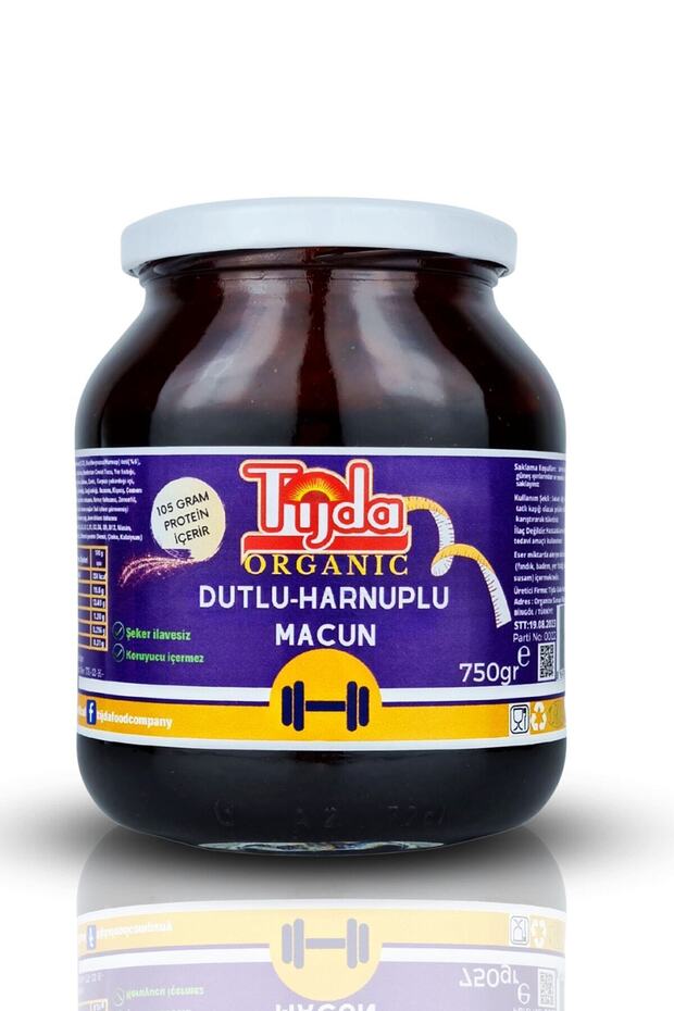 TİJDA Dutlu Harnuplu Zengin Doğal İçerikli,Bitkisel Macun 750 gr Doğal Vitamin Mineral
