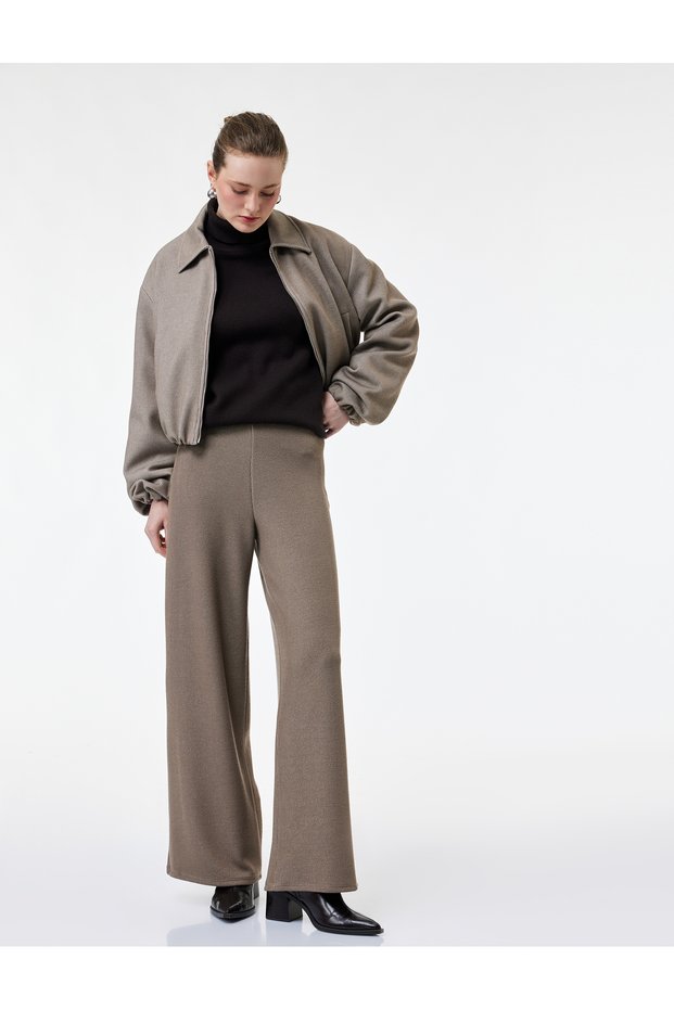X Selected by Şahika Ercümen - Long Sleeve Pocketed Zippered Short Bomber Jacket
