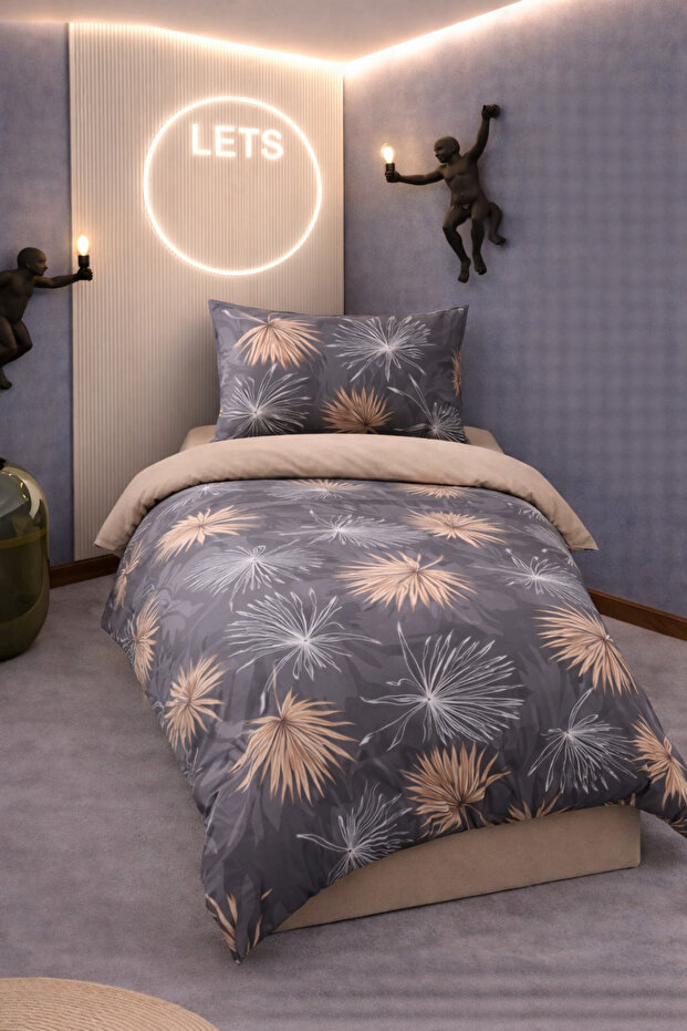 Single Patterned Duvet Cover Set | Cotton | Sheetless Set |