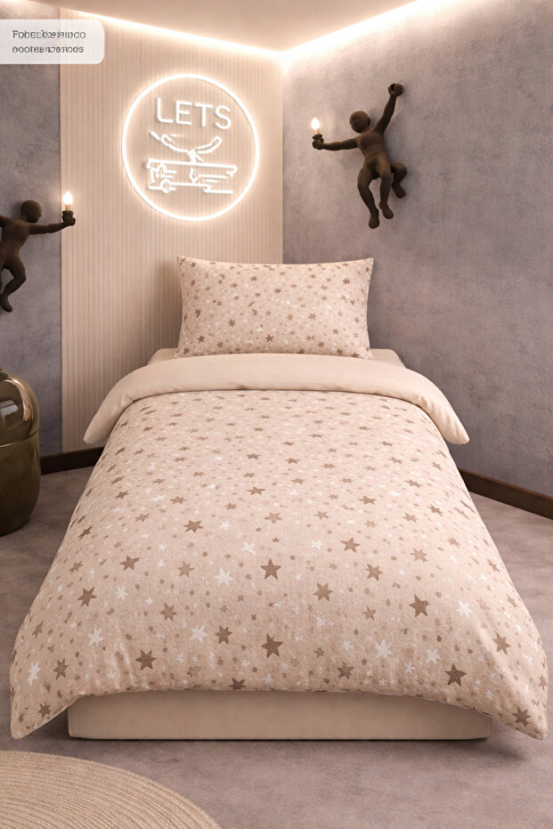Single Patterned Duvet Cover Set |   Cotton |   Sheetless Set |