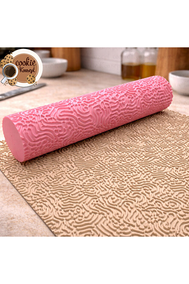 Labyrinth Textured Roller | For Cookies, Sugar Paste, and Clay