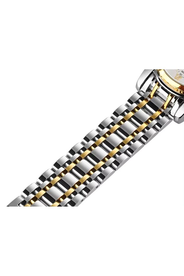 20mm Diameter Curved End Double Colors Steel Watch Band