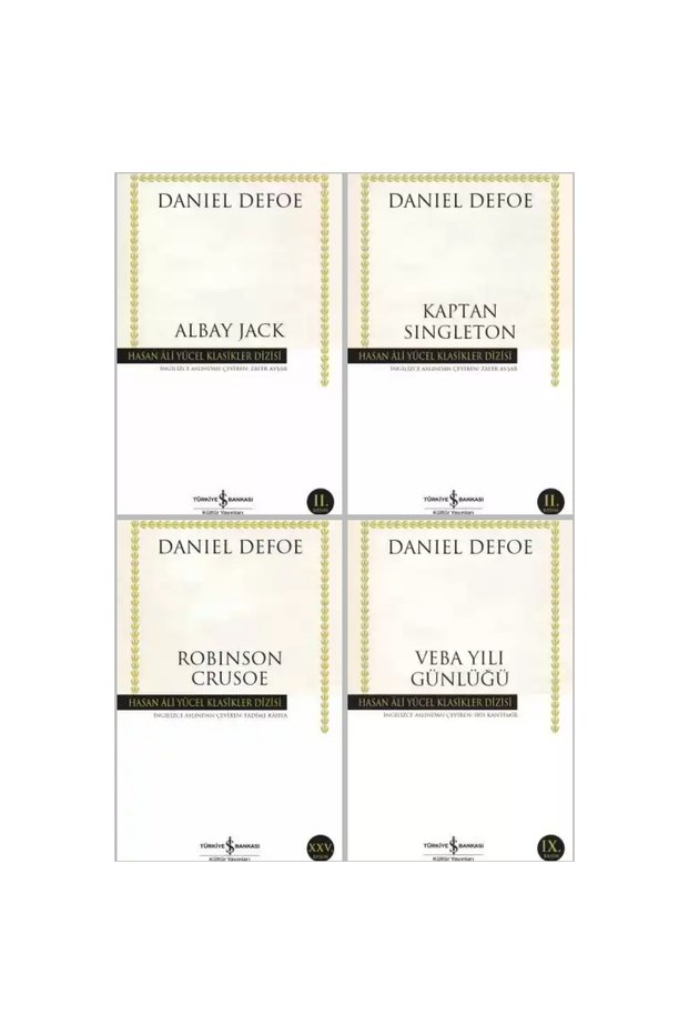Daniel Defoe - Albay Jack - Robinson Crusoe - Kaptan Singleton - Veba Yılı Günlüğü