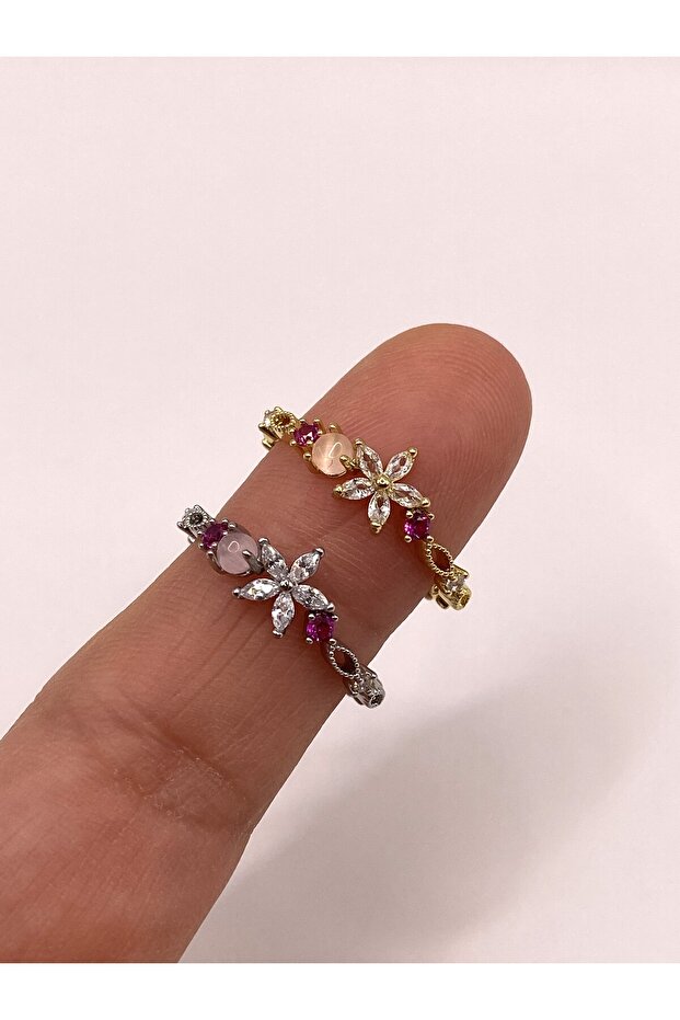 Flower Ring Adjustable - 6