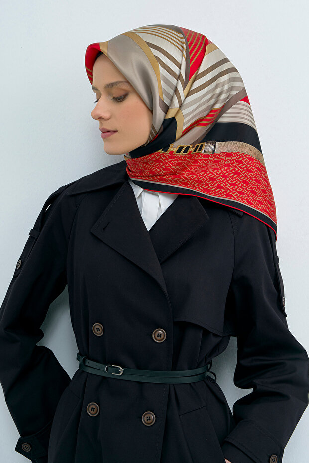 Pure Silk Sura Scarf-2026 Spring-Summer- 952100D-05