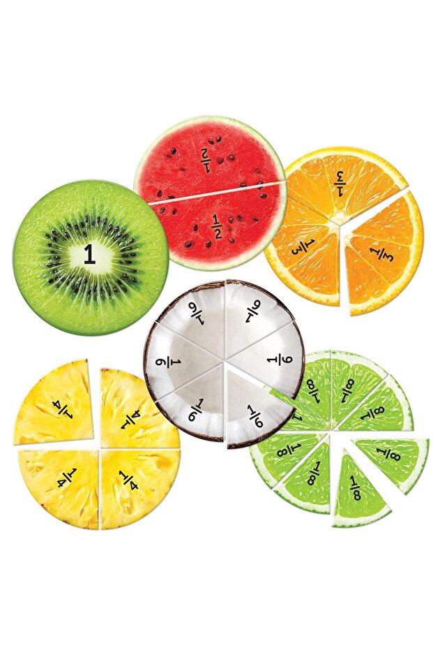 Set Fractii Magnetice - Fructe - 2