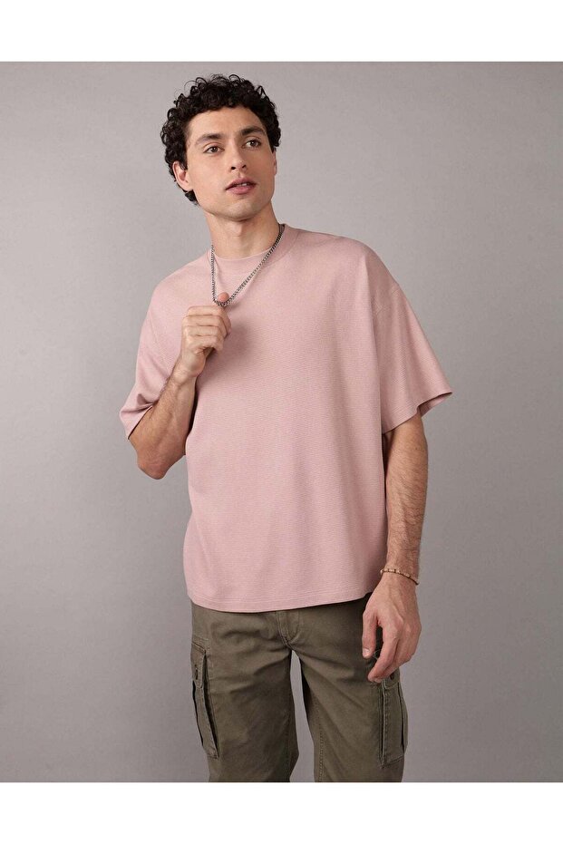 AE Oversized Textured T-Shirt