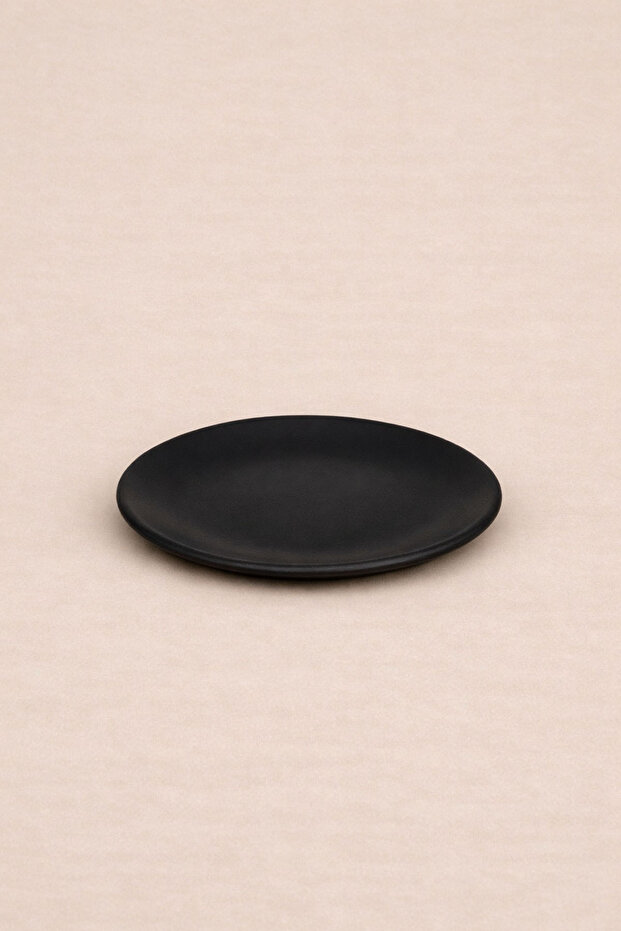 Elle Shaped Amorphous Stoneware Plate 16 cm