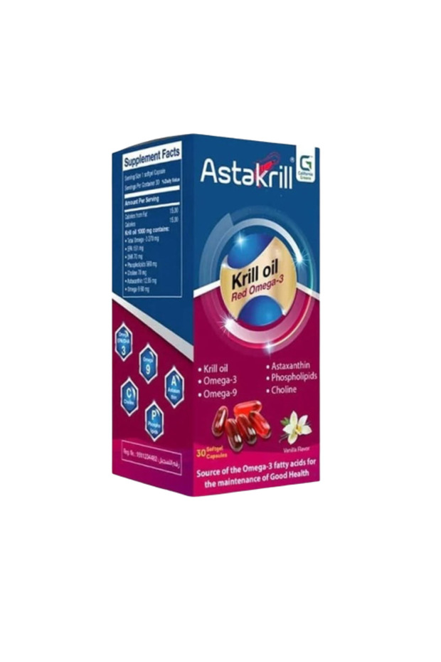 Astakril Red 30 Capsules – Advanced Krill Omega