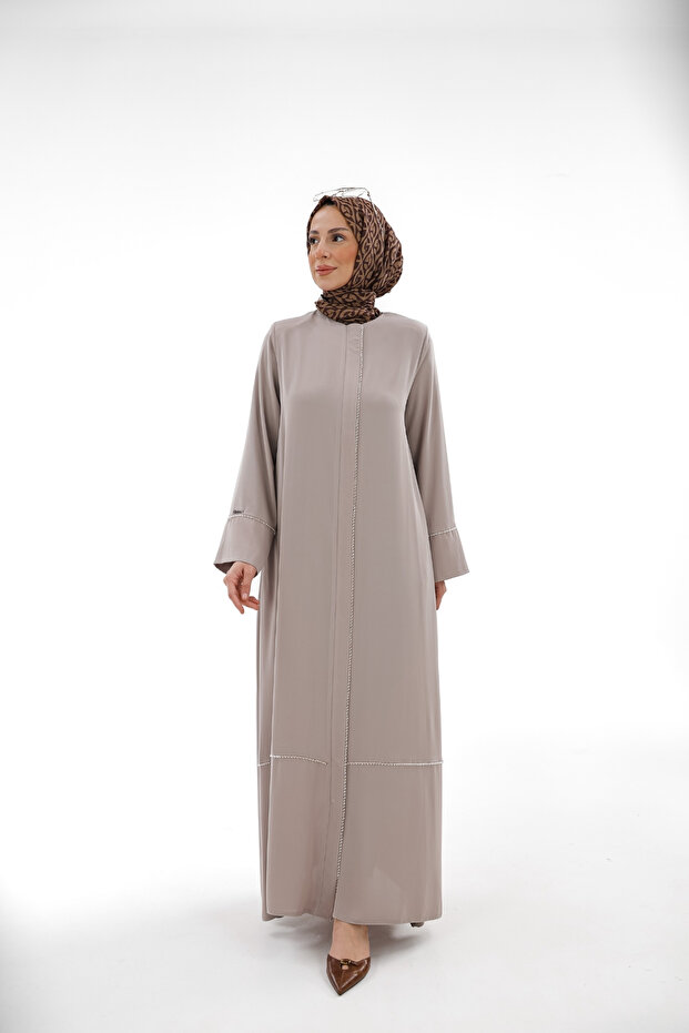 Alin Stone Beige Robe - 1005