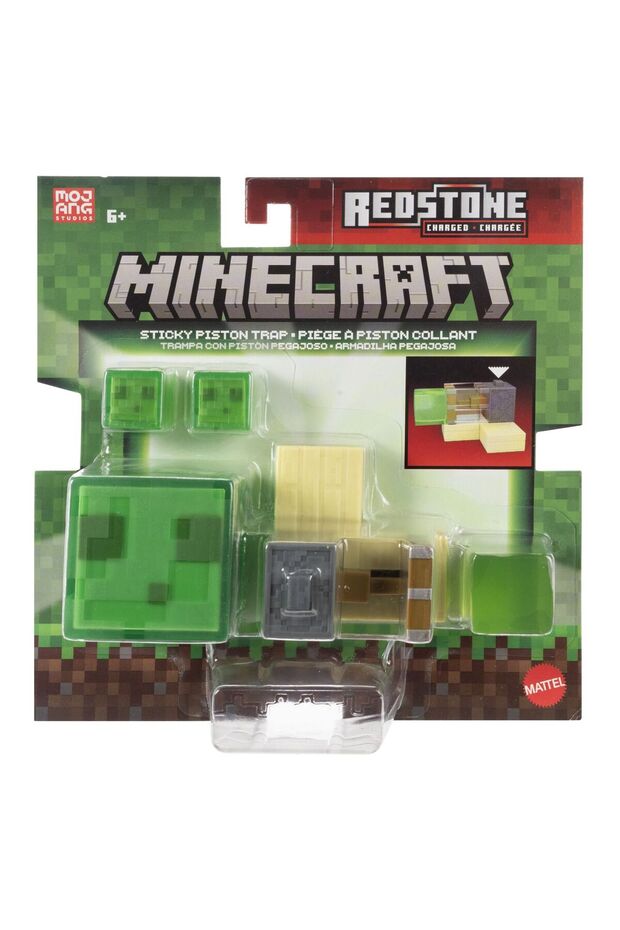 Set de capcane Redstone cu piston adeziv - 1
