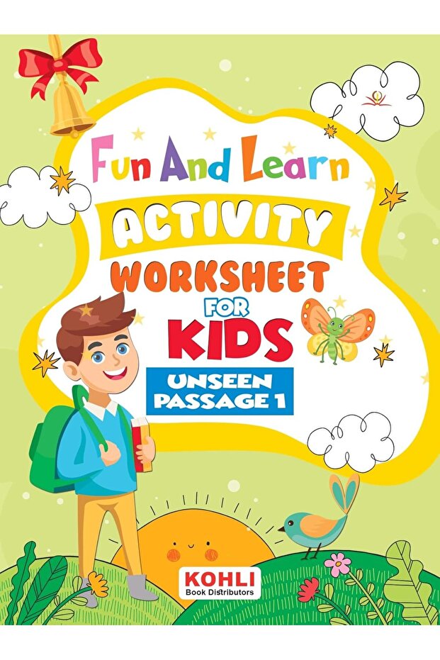 Fun And Learn Activity WORKBOOK For Kids Unseen Passage 1