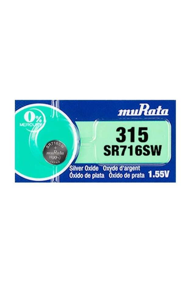 1 قطعة بطارية 315 SR716SW 1.55 فولت أكسيد الفضة