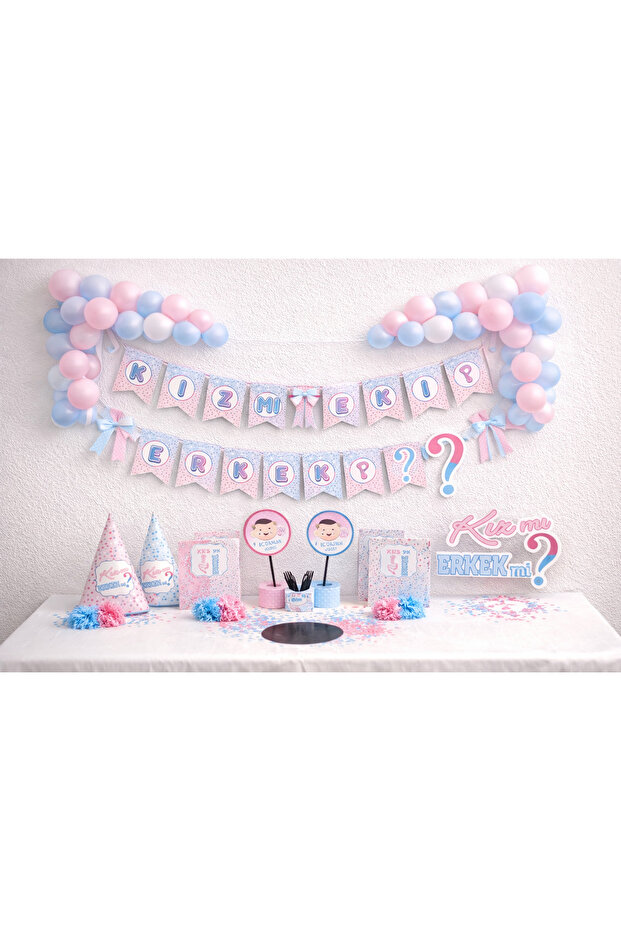 100-Piece Complete Party Set That Makes Your Gender Reveal Parties Memorable