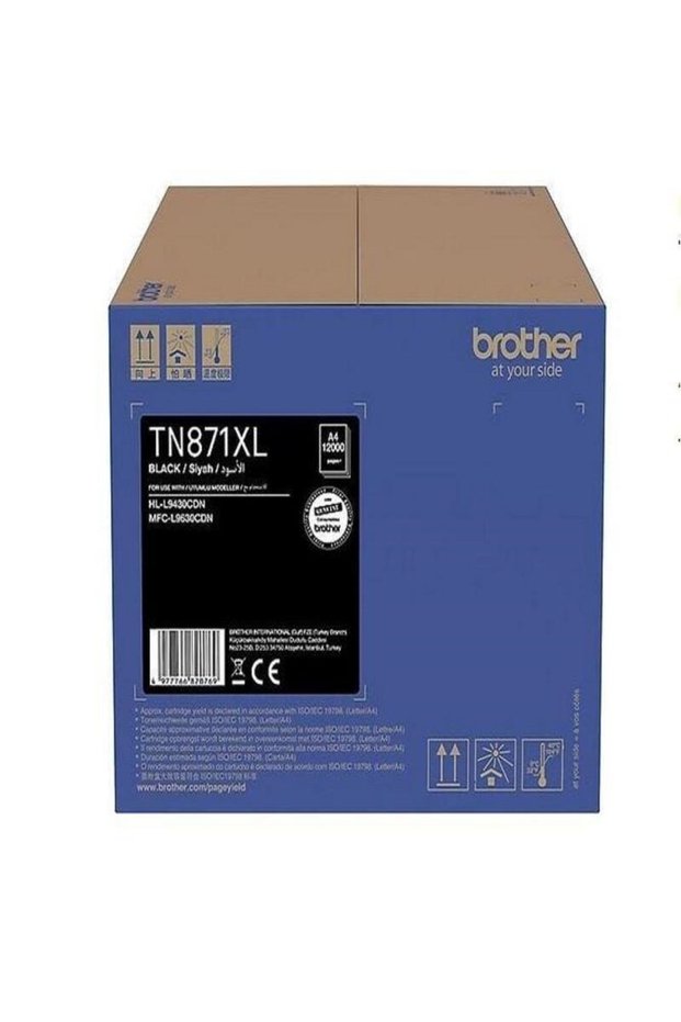 TN871XL High-Yield Black Toner Cartridge – 12,000-Pages for MFC-L9630CDN / HL-L9430CDN
