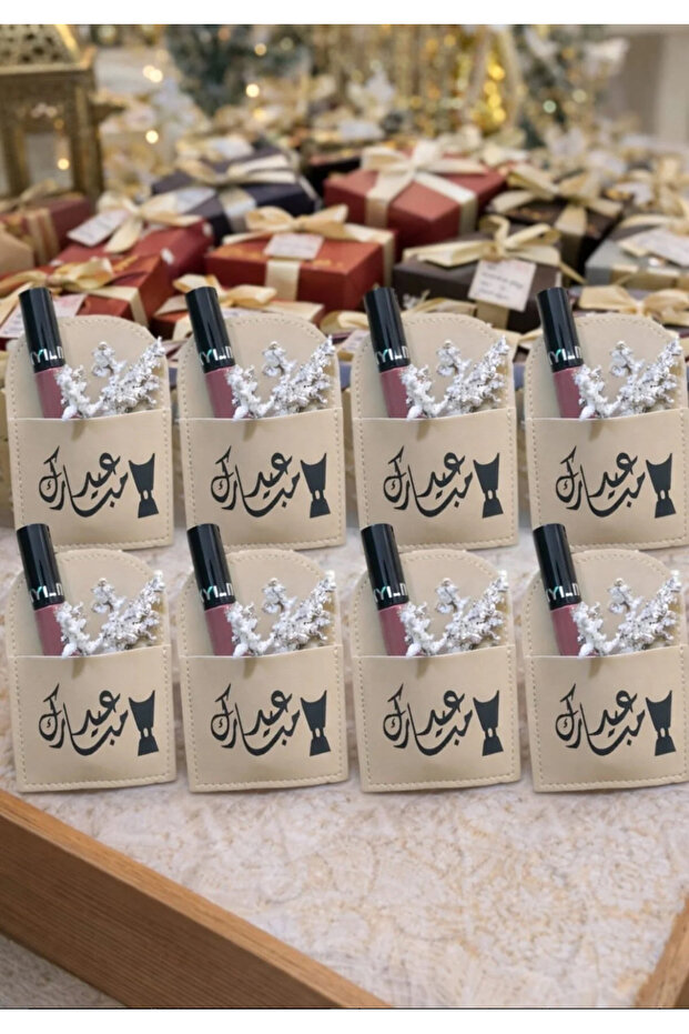 توزيعات للمناسبات جيب مع روج 12 حبه