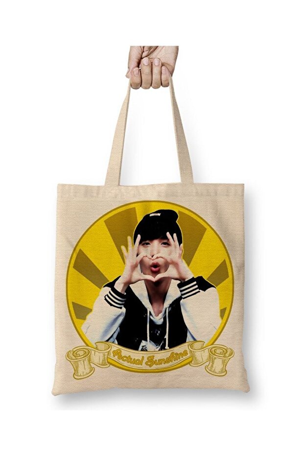 حقيبة يد BTS Jhope Actual Sunshine بمقبض طويل