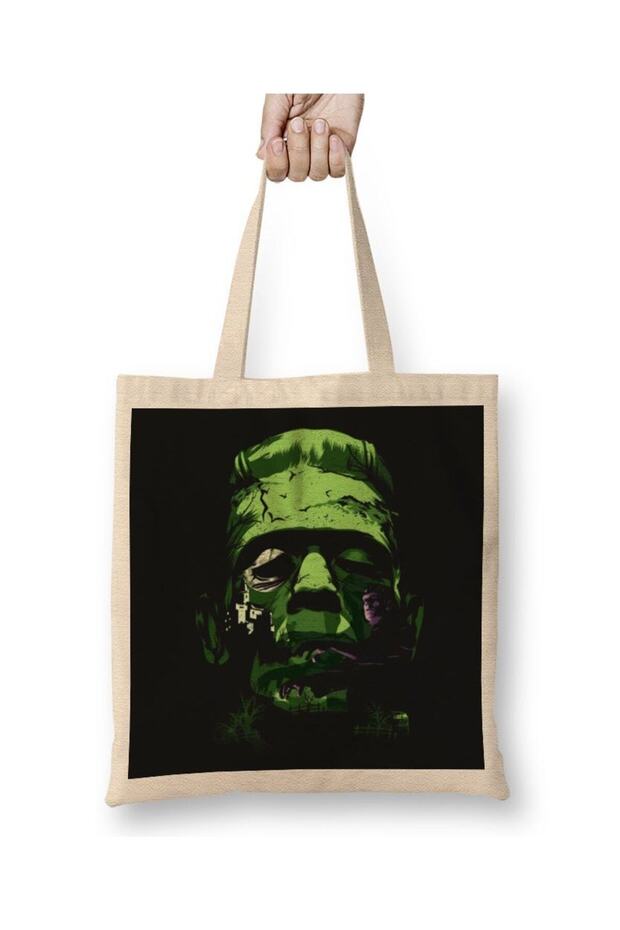 Frankensteins Monster Tote Bag Long Handle
