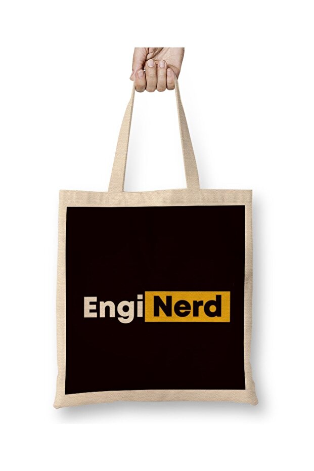 حقيبة قماش إنترنت للمهندس Nerd Computer Science Developer مع مقبض طويل - 1