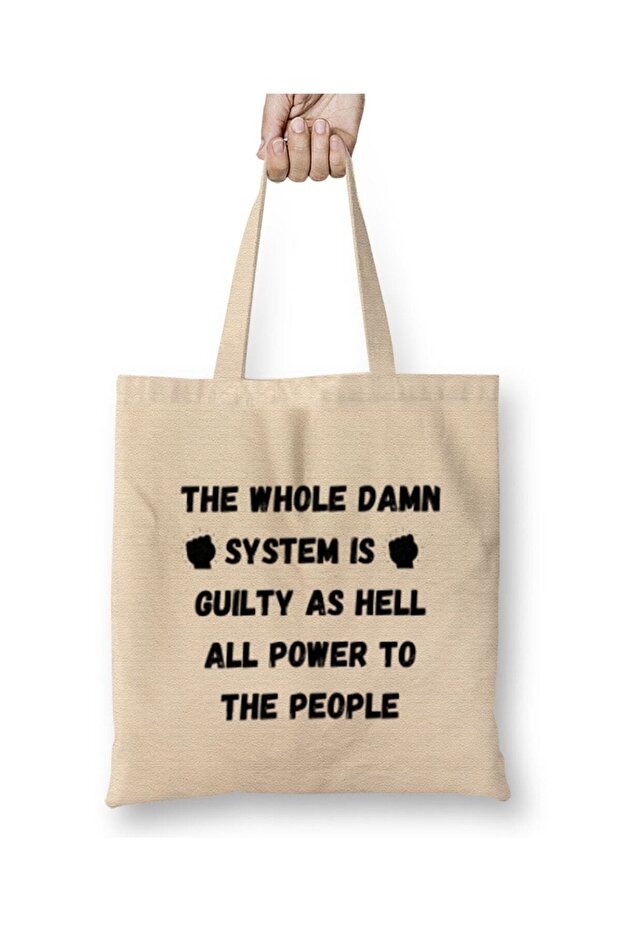 حقيبة حمل من WHOLE DAMNSYSTEM HELL POWER PEOPLE Ma'Khia Bryant بمقبض طويل