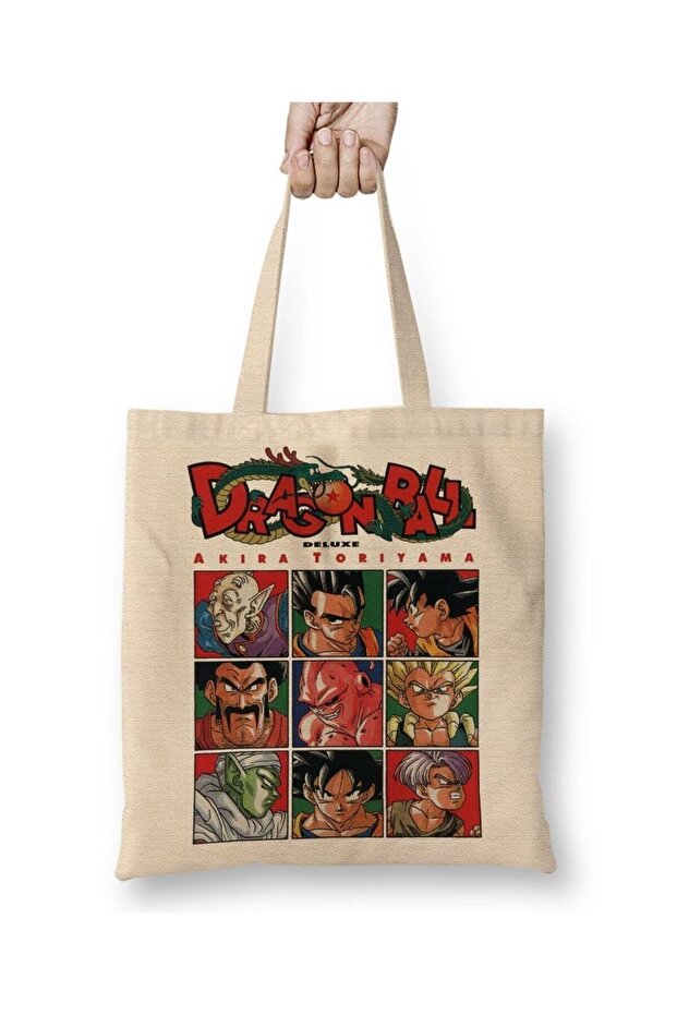 Dragon Ball Z Membros Quadro Tote Bag Long Handle