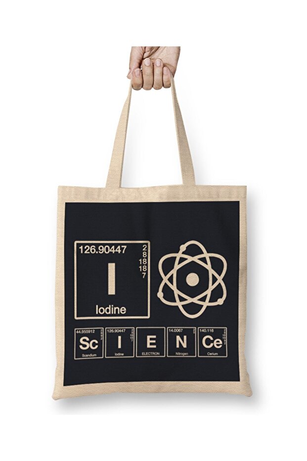Element Of Loving Science Tote Bag Long Handle