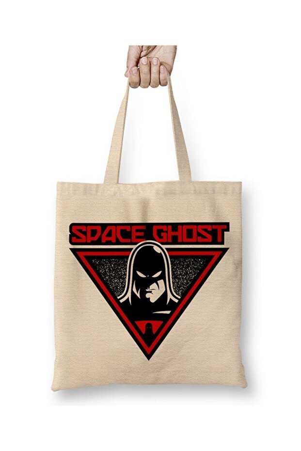 حقيبة قماش Space Ghost بمقبض طويل