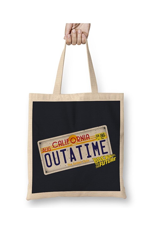 حقيبة قماشية ذات مقبض طويل من Back To The Future Outatime
