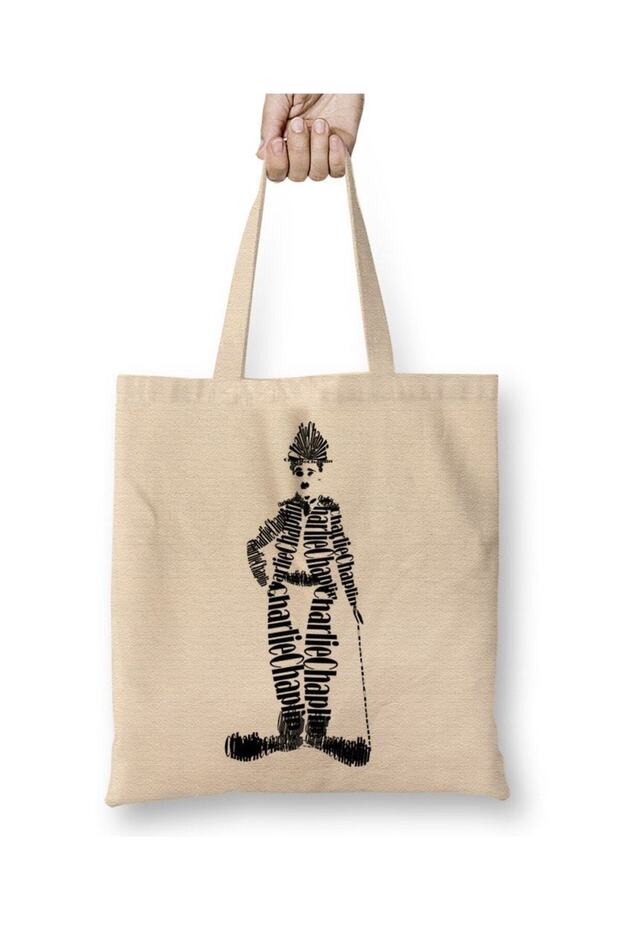 Charlie Chaplin Tote Bag Long Handle