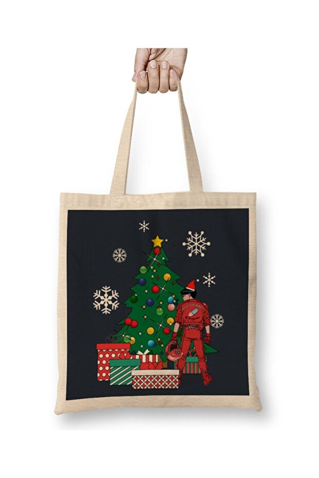 Akira Shotaro Kaneda Around The Christmas Tree Tote Bag Long Handle