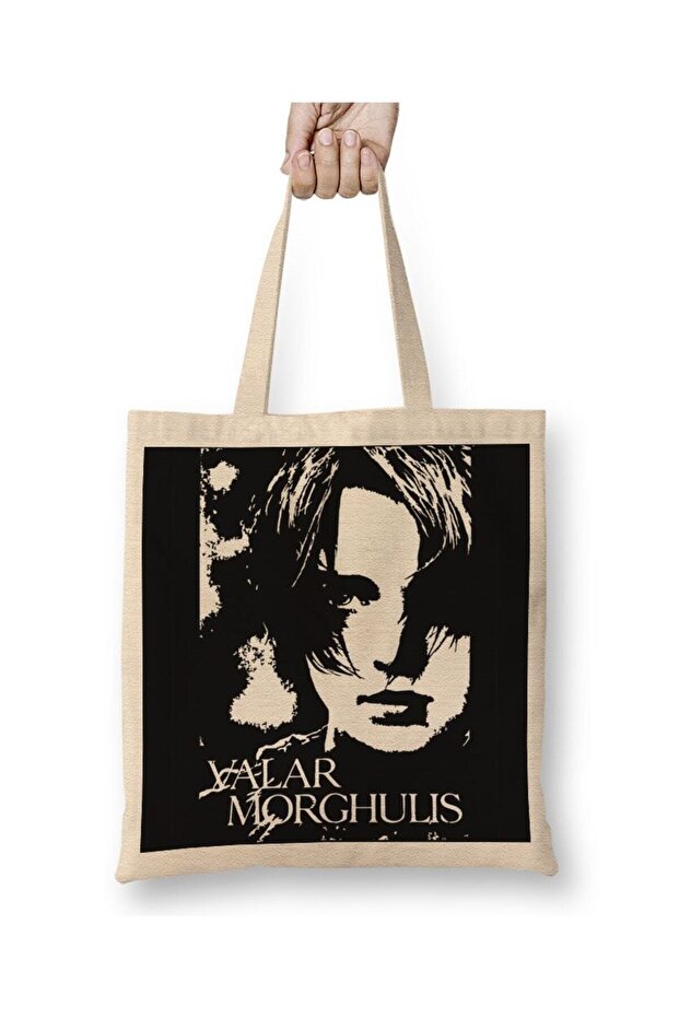 حقيبة قماش Valar Morghulis بمقبض طويل