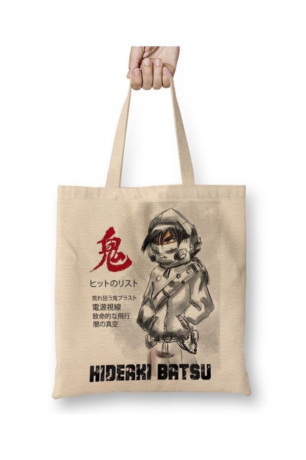 Hideaki Batsu Tote Bag Long Handle