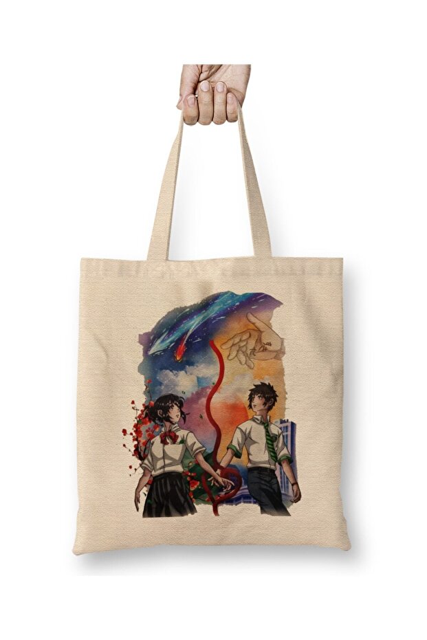 Your Name Cloth Bag Long Handle