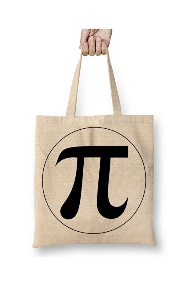 حقيبة قماش بمقبض طويل من Math Circle Pi