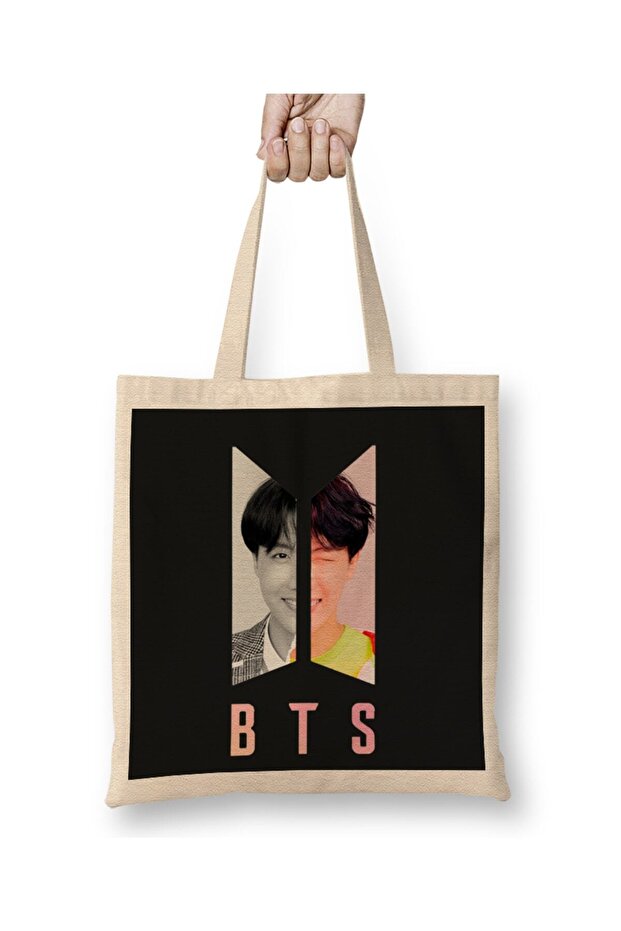 Bts Jhope Hobby Bts Logo 01 Tote Bag Long Handle
