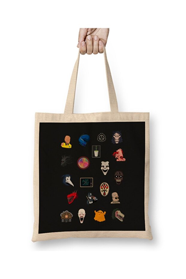 Scp Patter Sticker Pack Cloth Bag Long Handle
