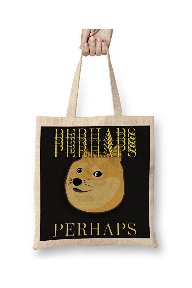 حقيبة قماش PerDoge بمقبض طويل