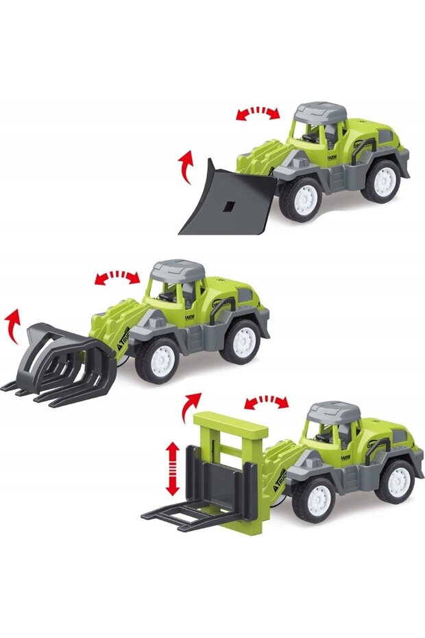 Tractor de plastic