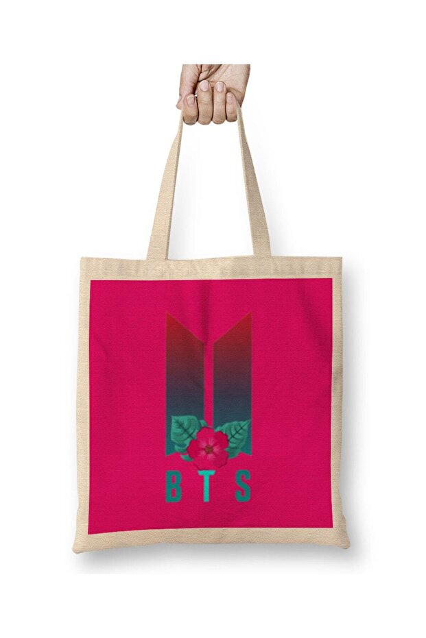 Bts Army Gift LOGIO MERCH Cloth Bag Long Handle