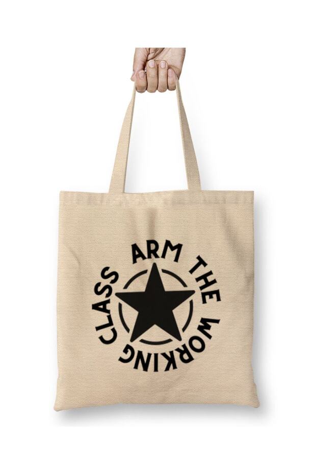 Arm Tthe Working Class-Arm Gift Cloth Bag Long Handle