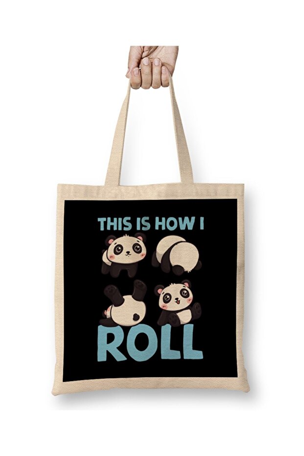 حقيبة قماش جولف لطيفة من This Is How I Roll بمقبض طويل