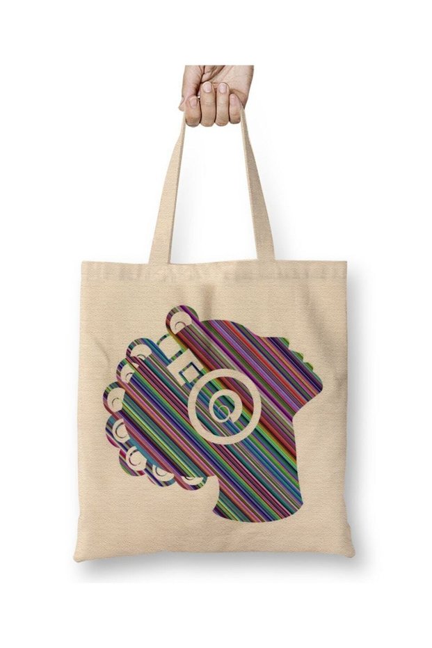 Rainbow Cloth Bag Long Handle